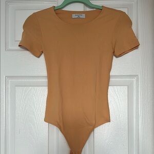 Babaton Orange Bodysuit
